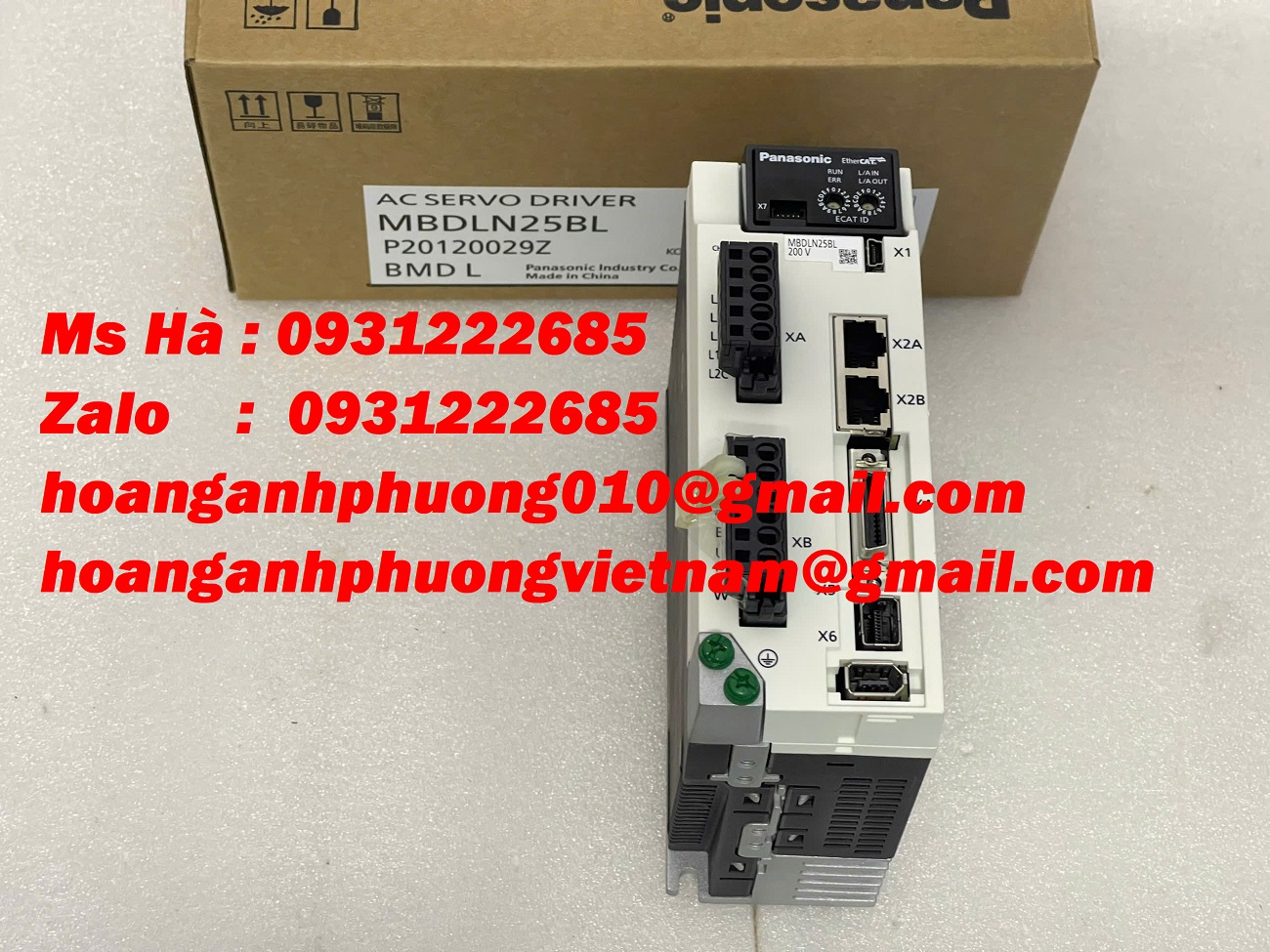 Bộ điều khiển Panasonic 400W MBDLN25BL dòng minas A6 series